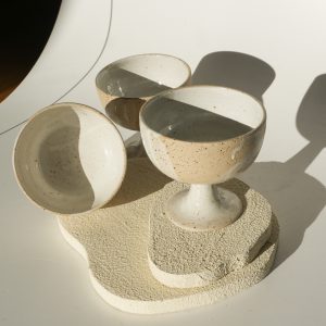 Dessertschale – White splash