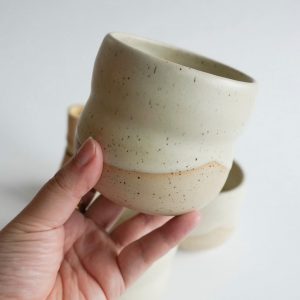 Becher – Speckled White