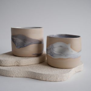 Irregular Cup – Lavender Swirl