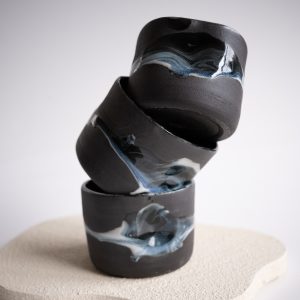 Irregular Black Cup – Milky Way