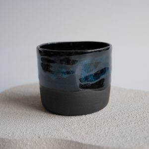 Irregular Black Cup – Starry Night