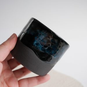 Irregular Black Cup – Starry Night