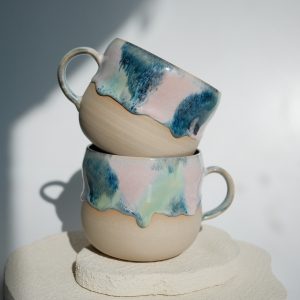 Wavy Mug -Candy Drip